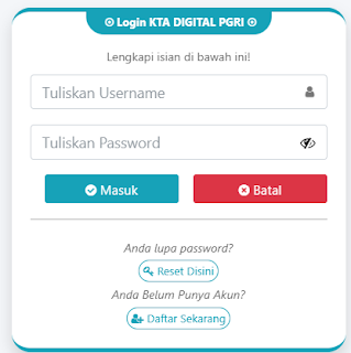 Register PGRI Karangasem - Persatuan Guru Republik Indonesia Cabang Kabupaten Karangasem
